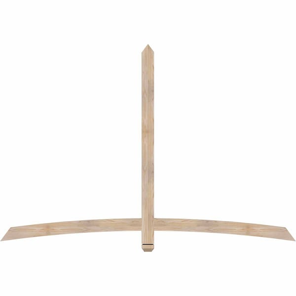 Ekena Millwork Bellingham Smooth Timber Gable Bracket, Douglas Fir, 84"W x 56"H x 1 1/2"D x 3 1/2"F, 16/12 Pitch GBW084X56X0204BEL00SDF - main